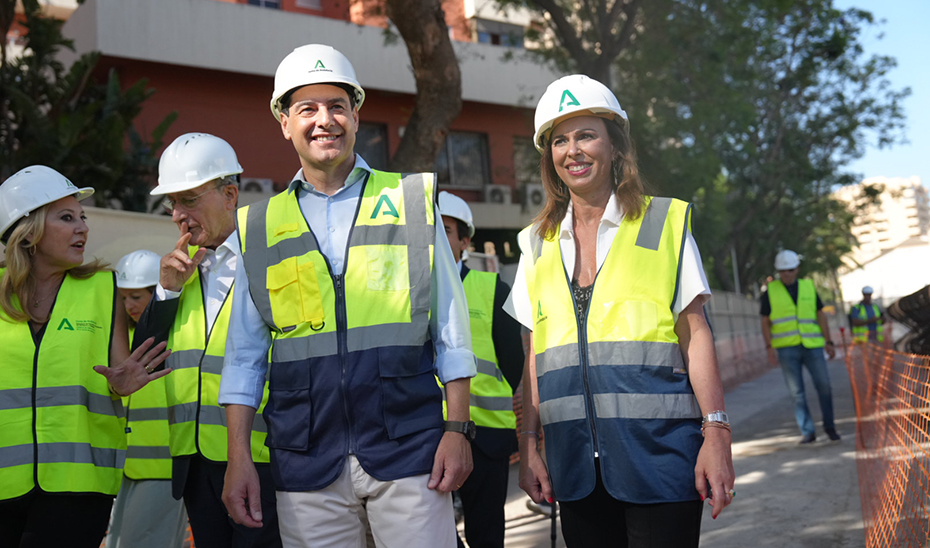 Intervención del presidente de la Junta en el inicio de obras de la línea 2 del metro de Málaga